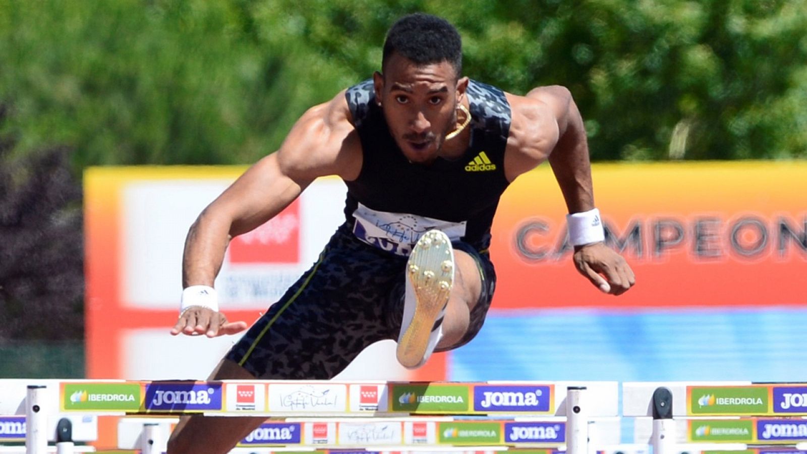 El atleta Orlando Ortega durante el pasado Campeonato de España de Atletismo.