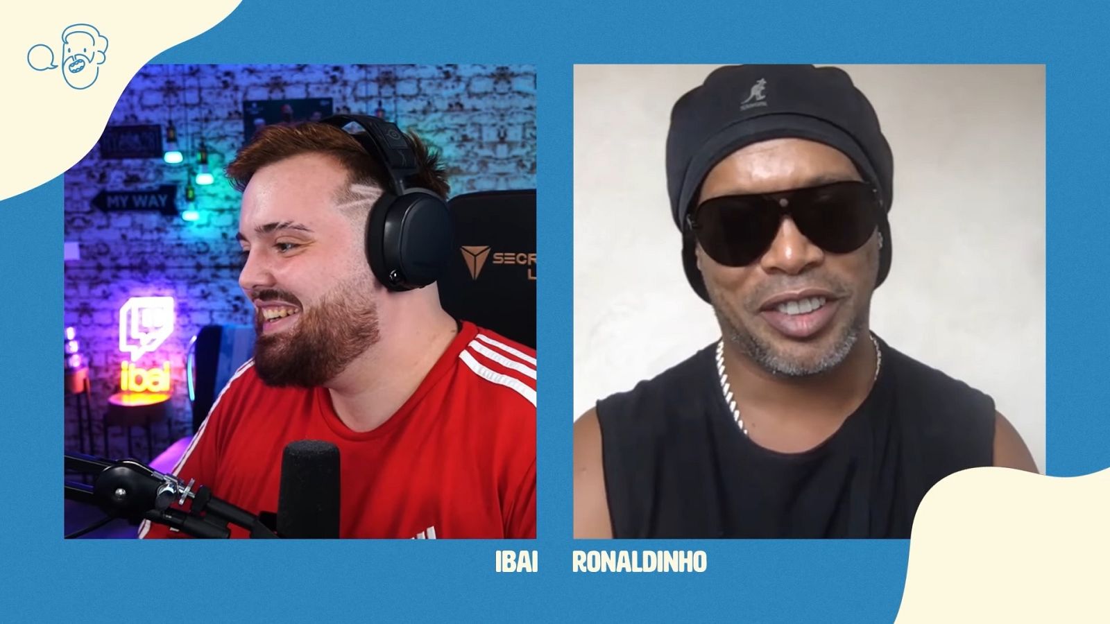 Ibai entrevista a Ronaldinho