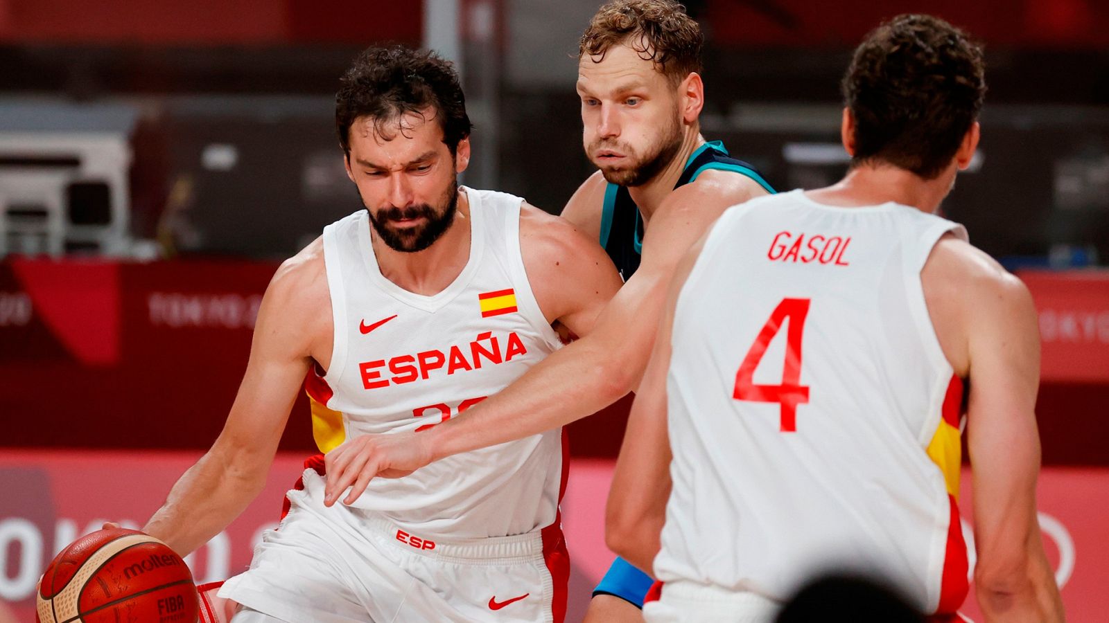 Partido de la selección española de baloncesto