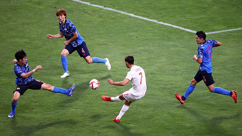 Jugada del gol de Marco Asensio con el que España se ha clasificado para la final