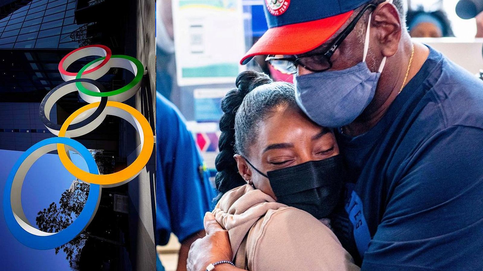 Simone Biles se reencuentra con su familia