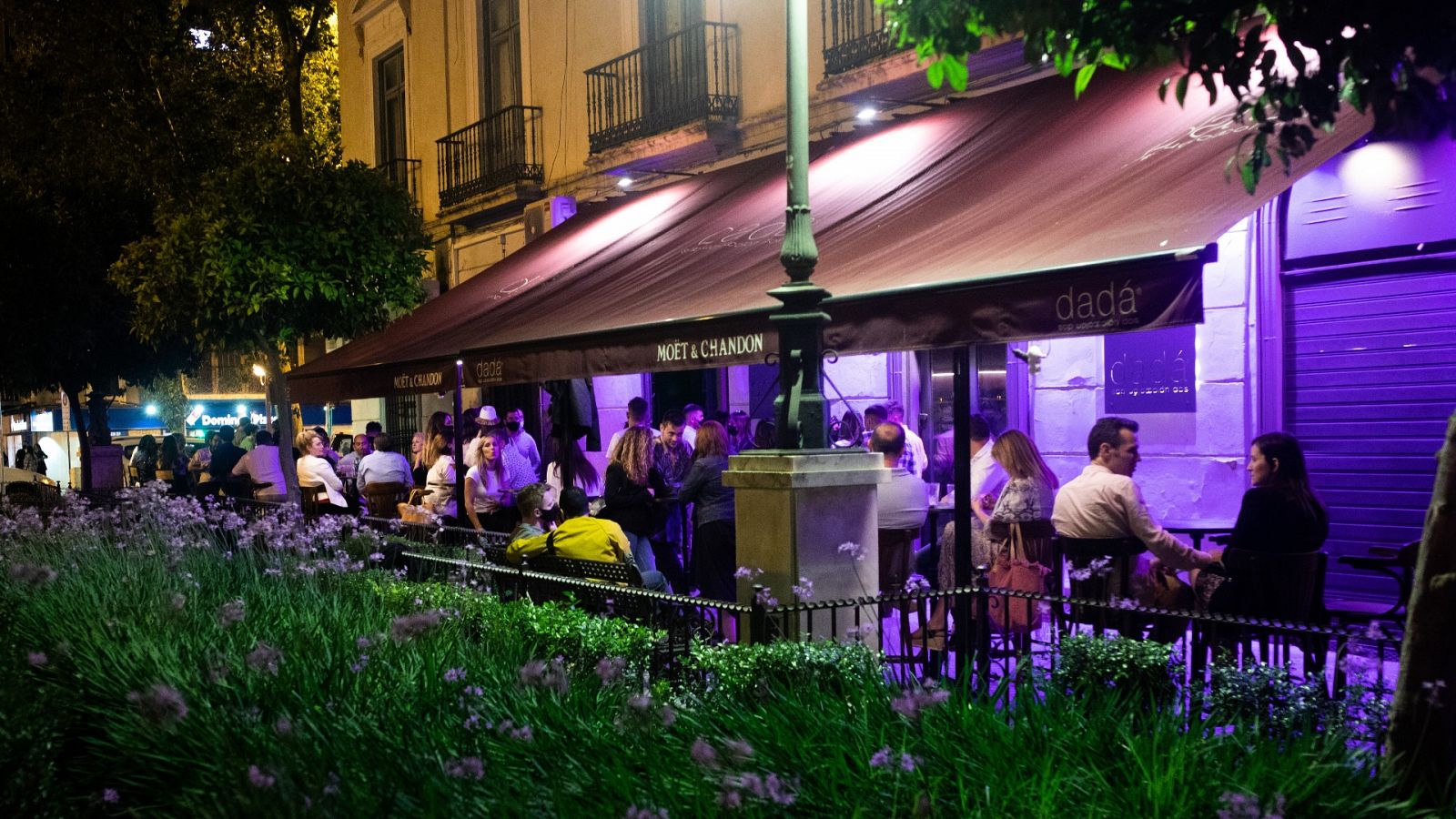 Un bar de copas en Sevilla