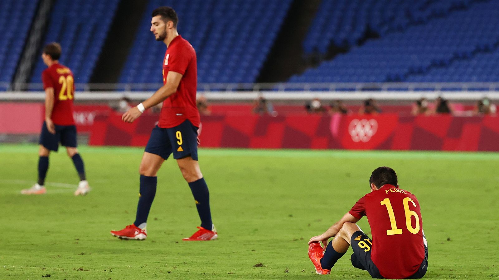 Pedri ante Brasil en Tokyo 2020