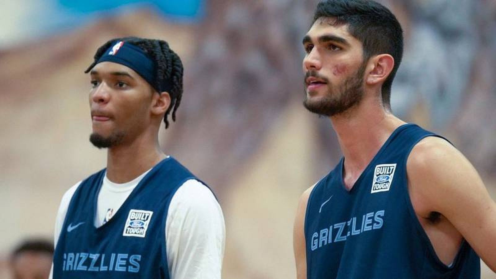 Santi Aldama, junto a Ziaire Williams, los dos 'rookies' de los Grizzlies.