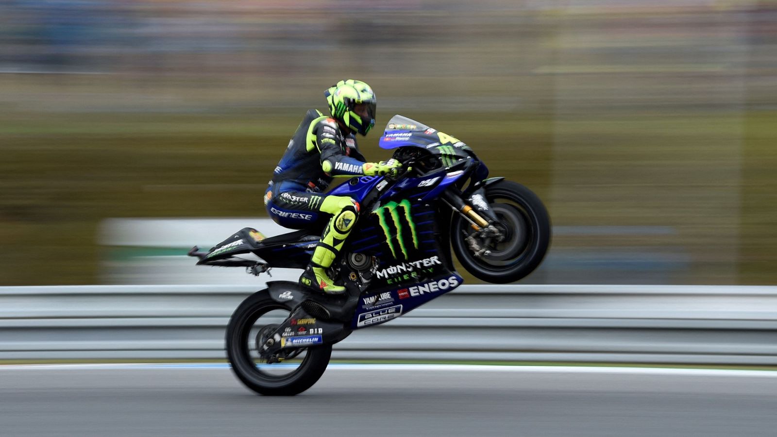Valentino Rossi en el circuito de Brno