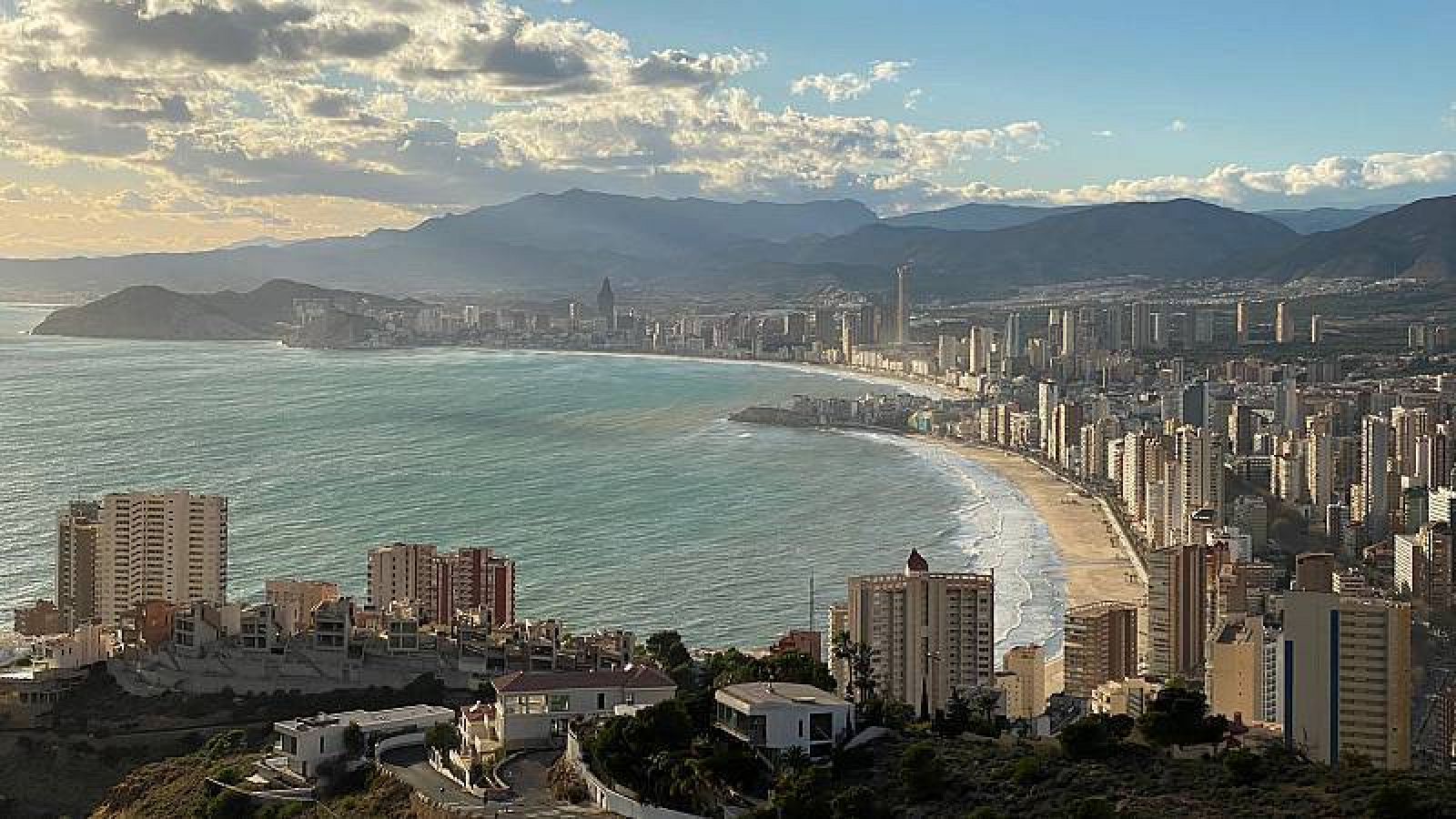 La ciudad alicantina de Benidorm