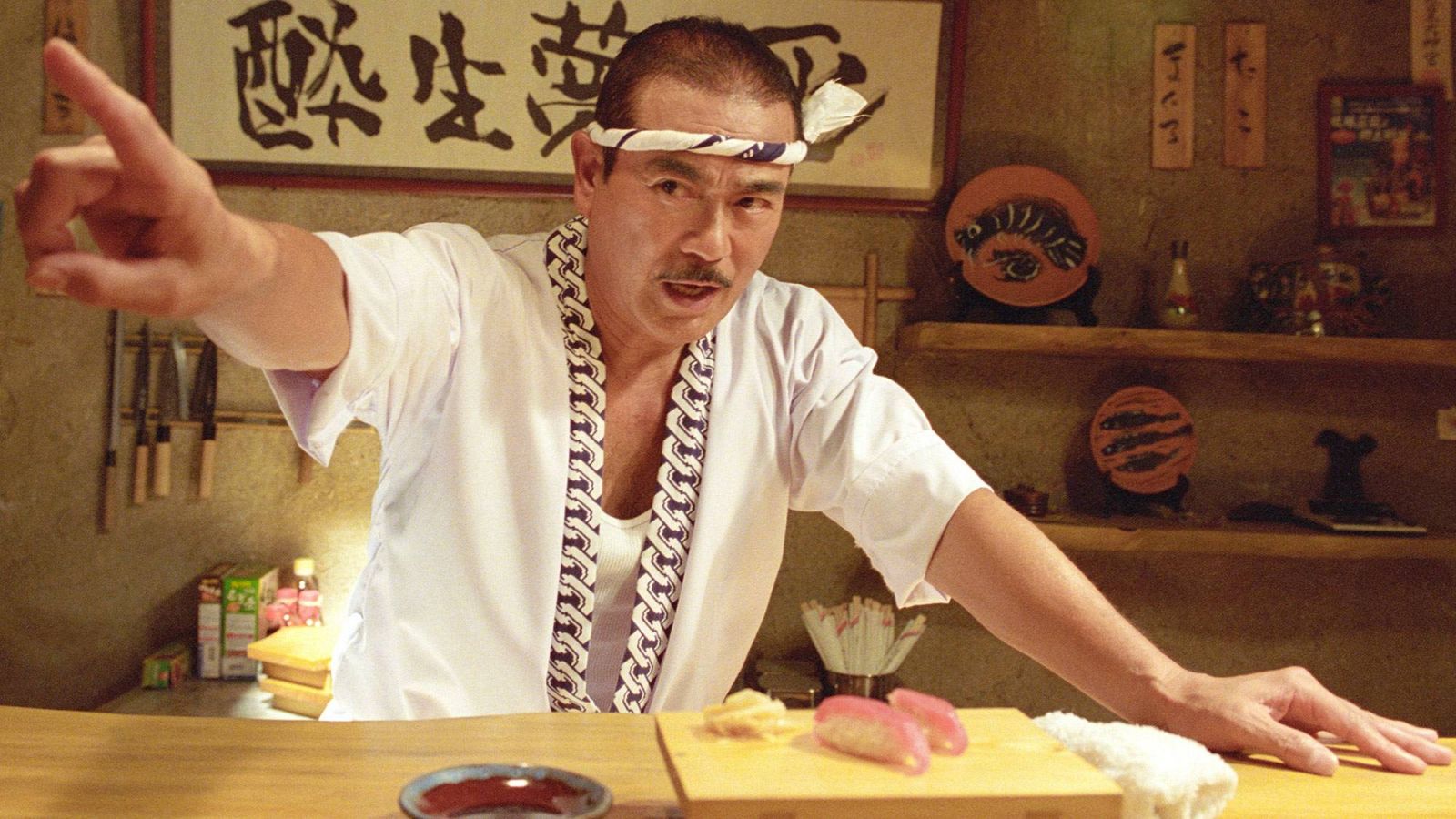 Sonny Chiba en una escena de 'Kill Bill'