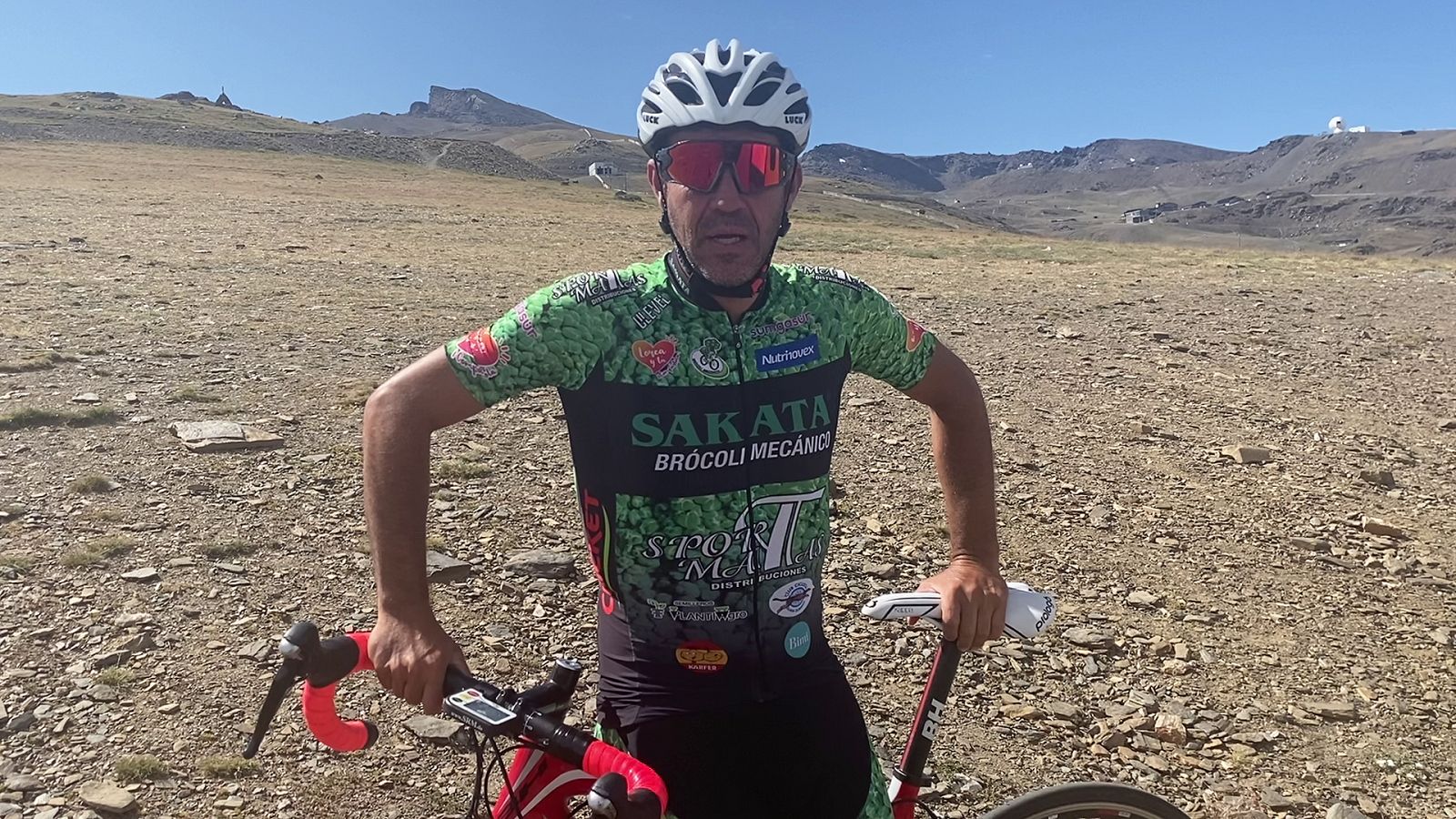 Imagen del veterano ciclista andaluz Juanmi Mercado.