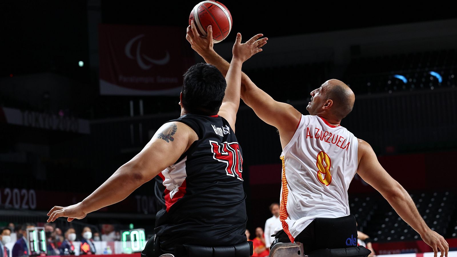 España-Corea del Sur de baloncesto en silla de ruedas