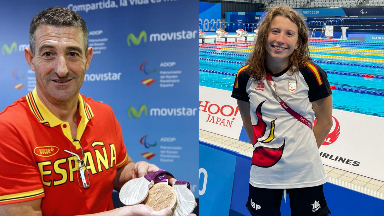 Chano Rodríguez es el más veterano de la delegación española y Nahia Zudaire, la más pequeña