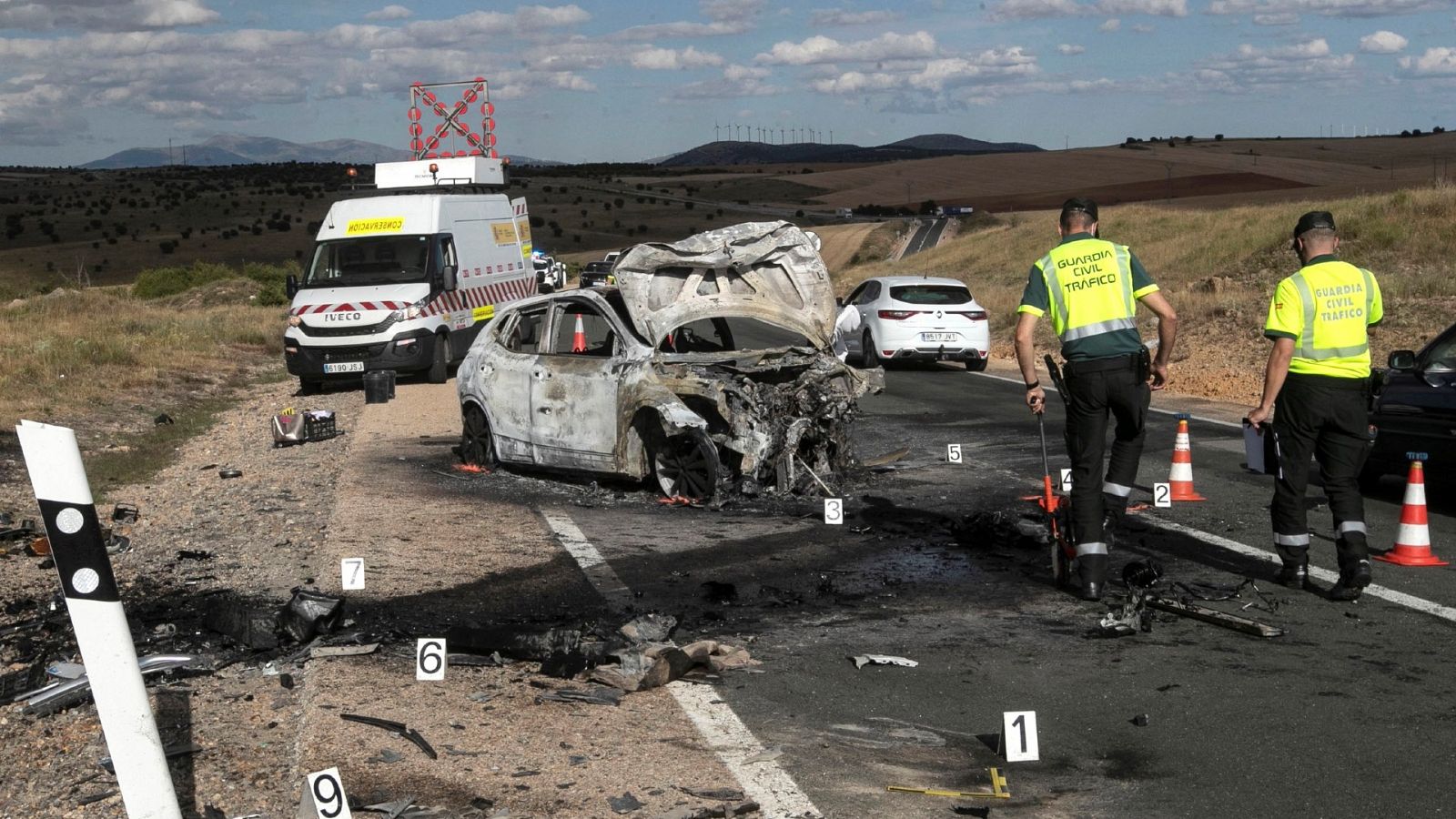 Accidente mortal producido en agosto en la provincia de Soria.