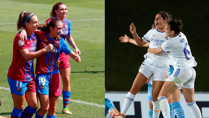 Barca y Real Madrid Champions