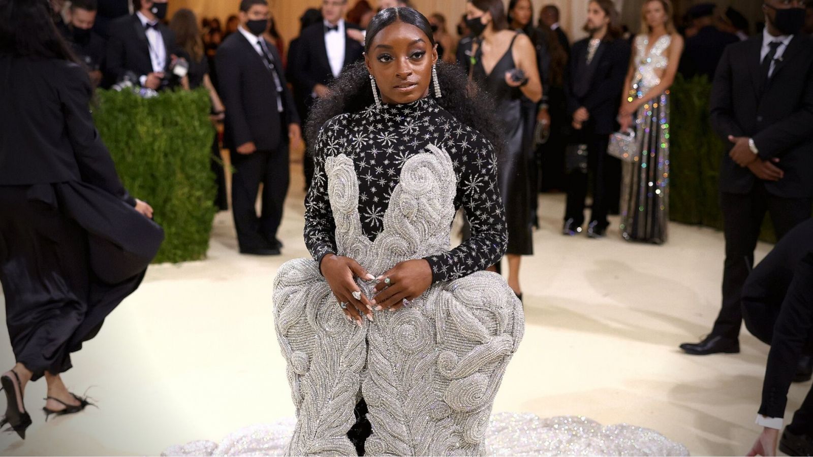 Simone Biles en la MET Gala 2021