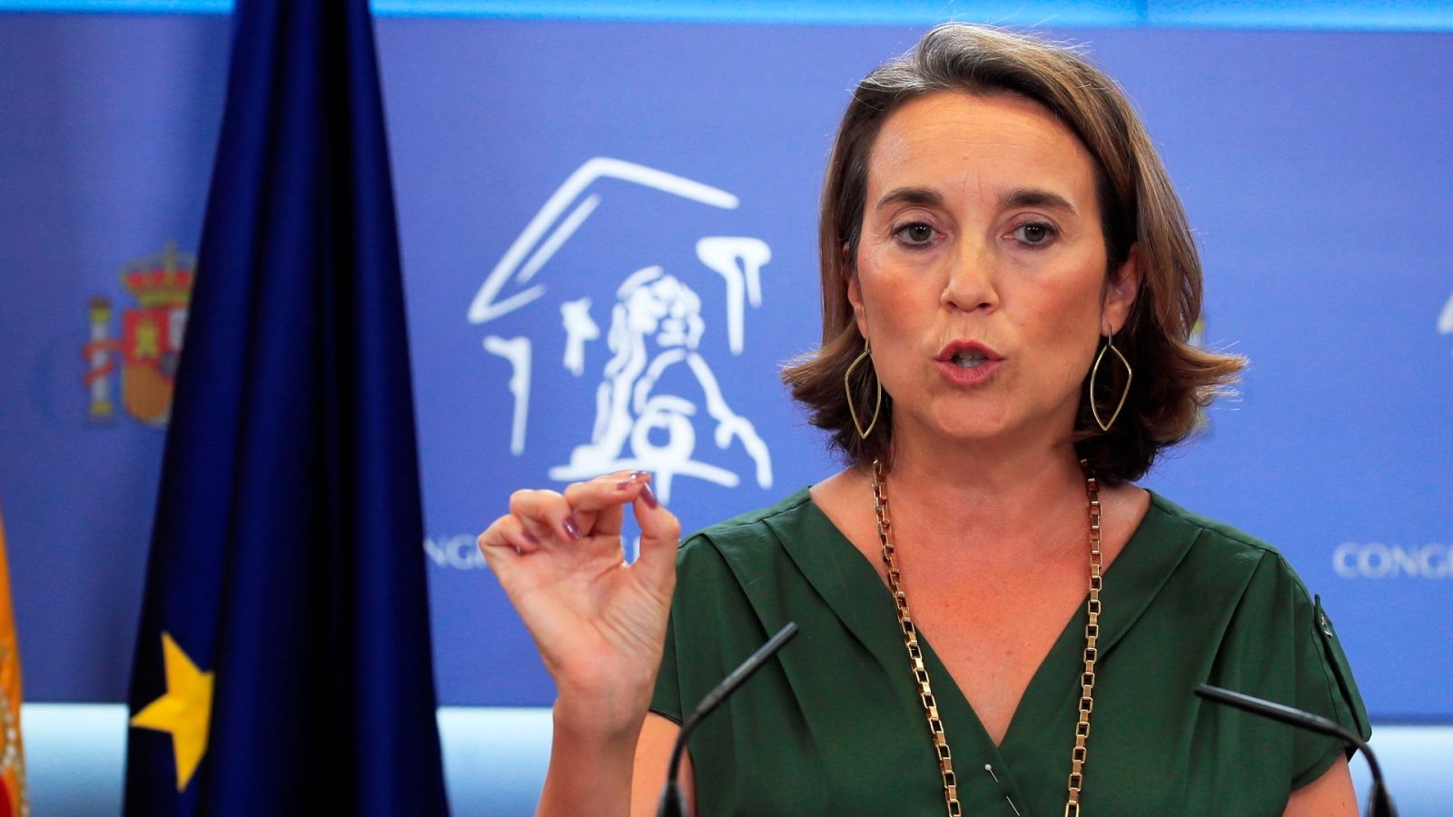 La portavoz del PP en el Congreso, Cuca Gamarra