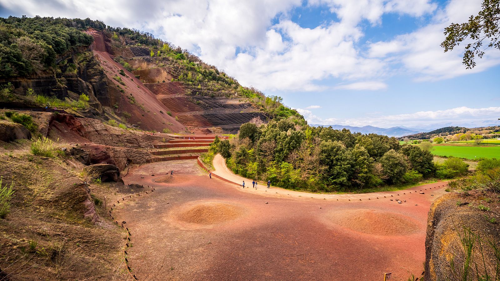 Volcán Croscat, en la región catalana de La Garrotxa.