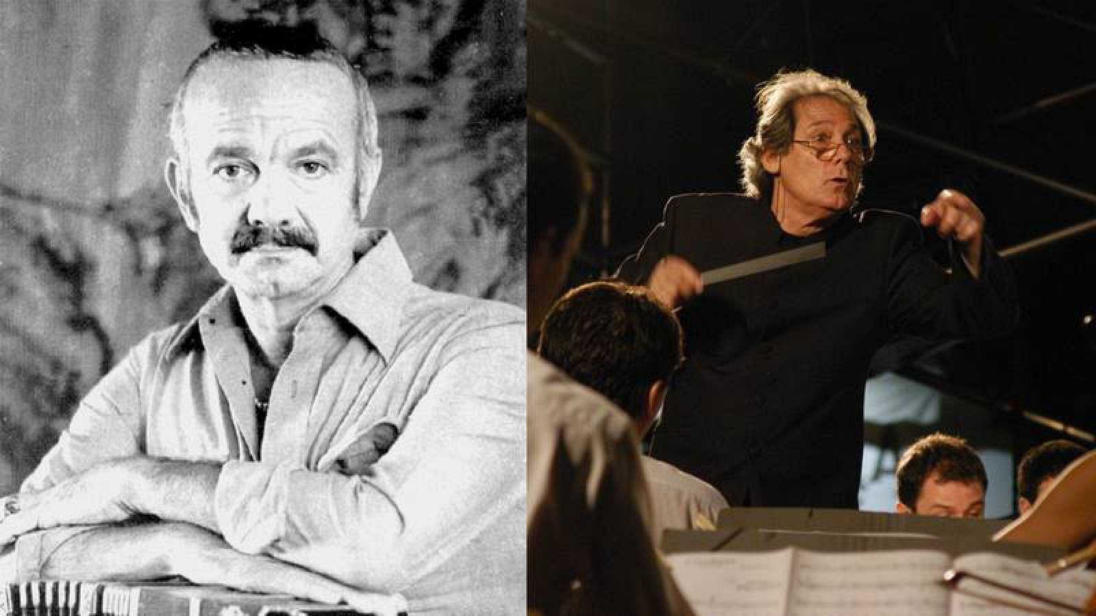 Astor Piazzolla y Juan José García Caffi