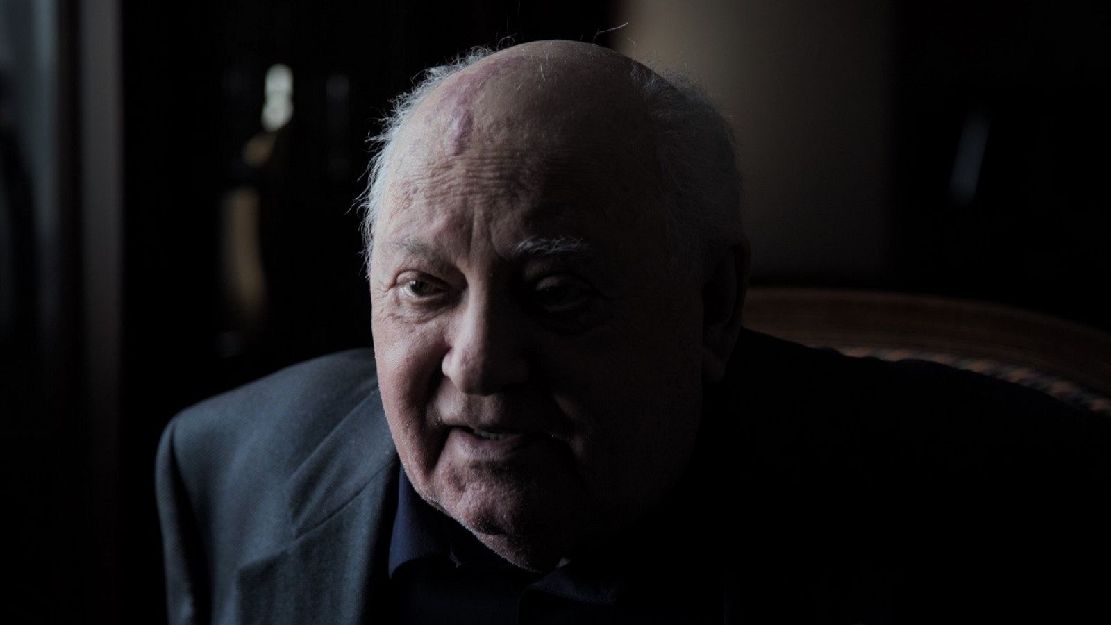 Una foto de Gorbachov con 90 años.