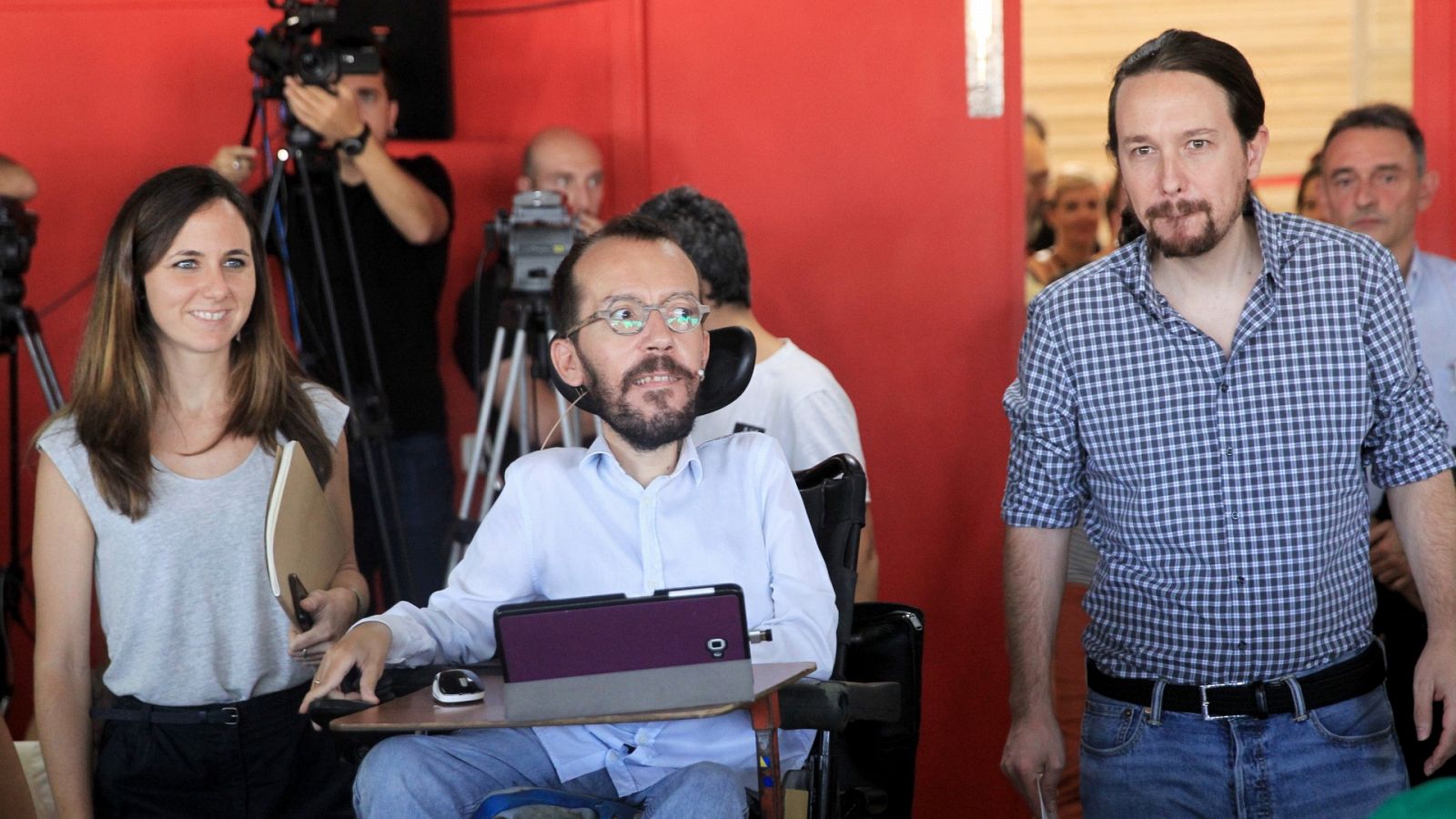 Belarra, Echenique e Iglesias