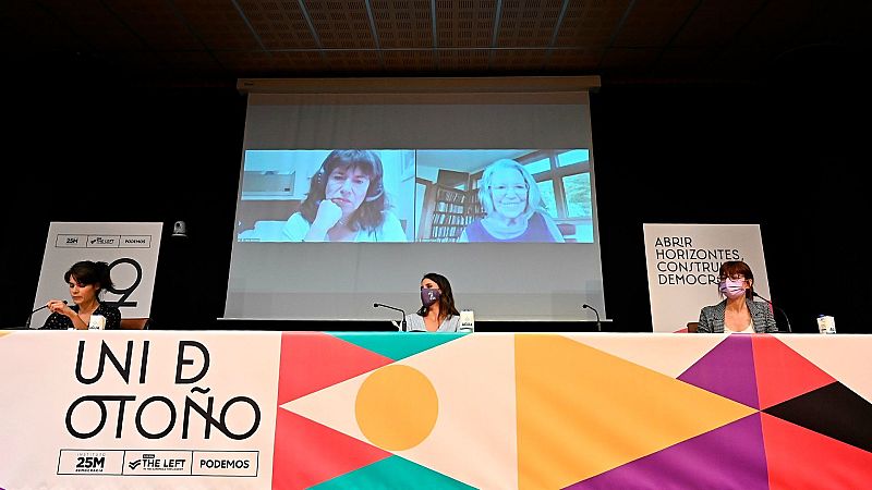La ministra de Igualdad, Irene Montero, participa en la Universidad de Otoño de Unidas Podemos.