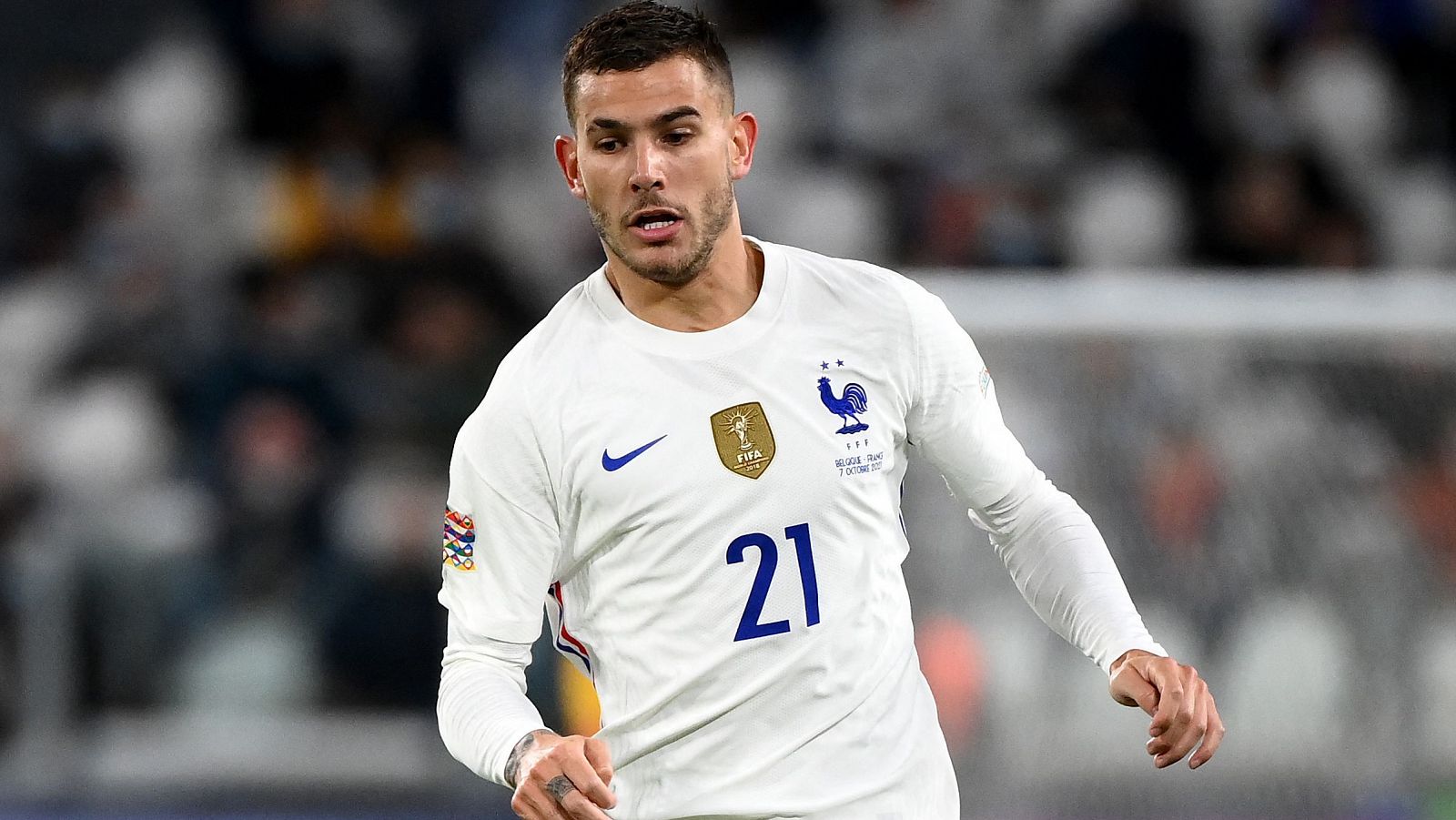 Lucas Hernández, con la selección francesa.