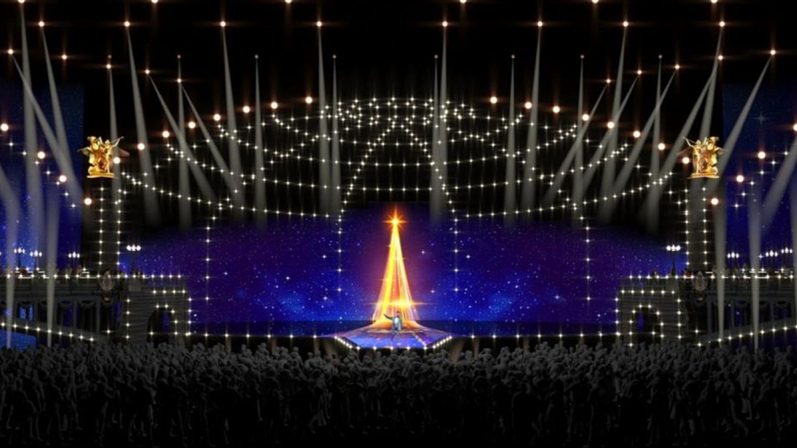 Boceto del escenario de Eurovisión Junior 2021.