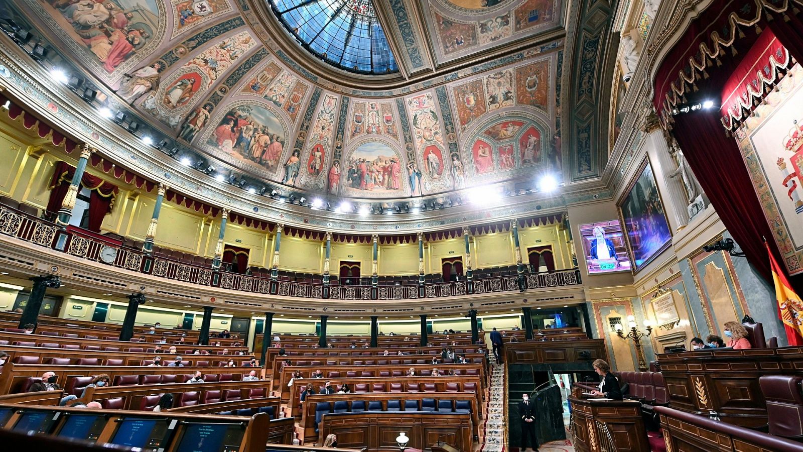 Imagen del interior del Congreso de los Diputados