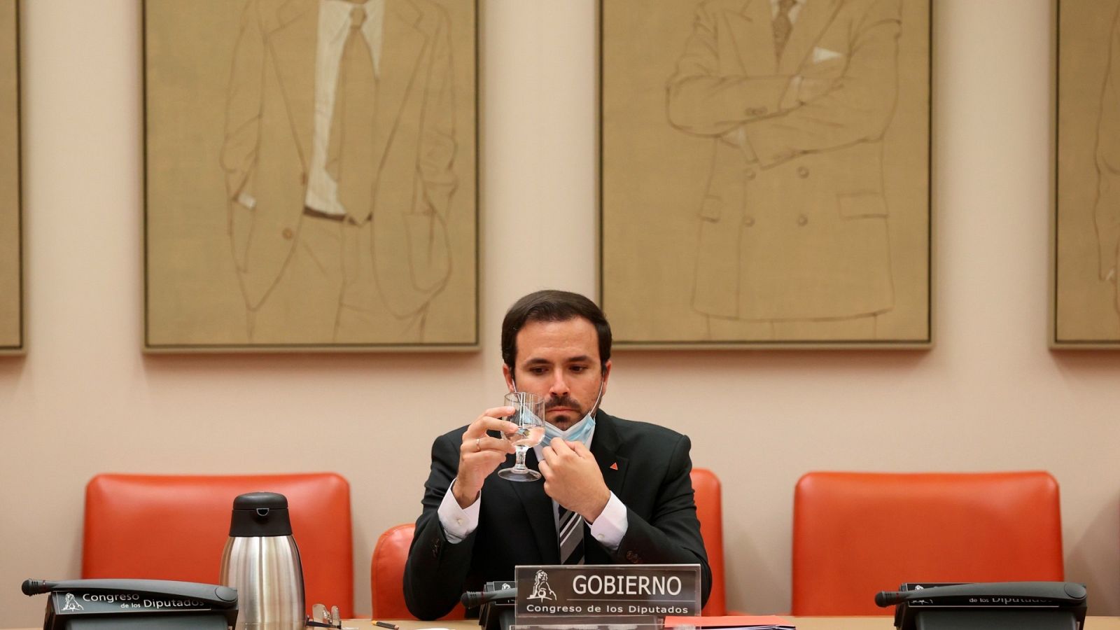 El ministro de Sanidad y Consumo, Alberto Garzón