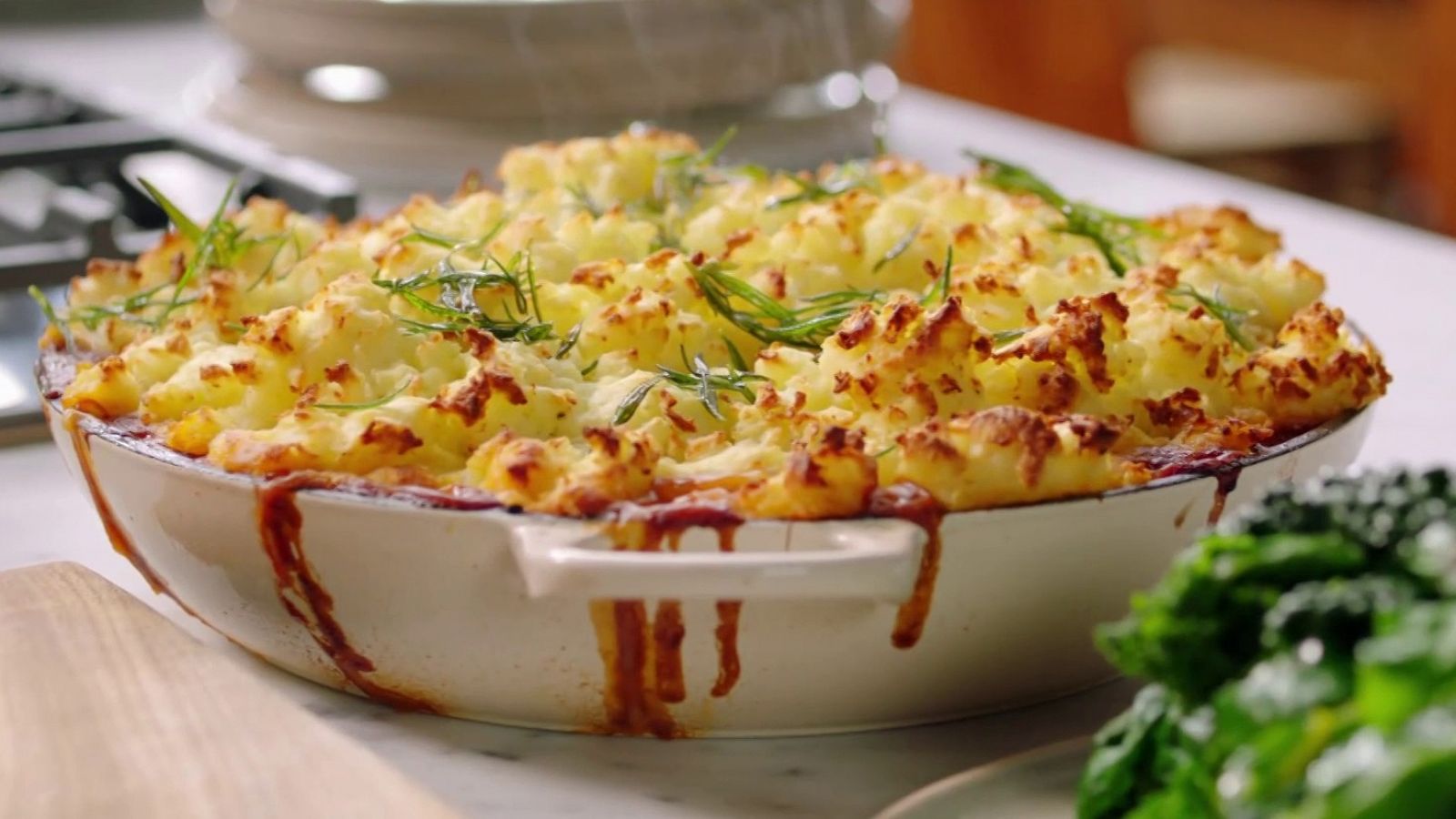 Receta cottage pie de verduras de Jamie Oliver