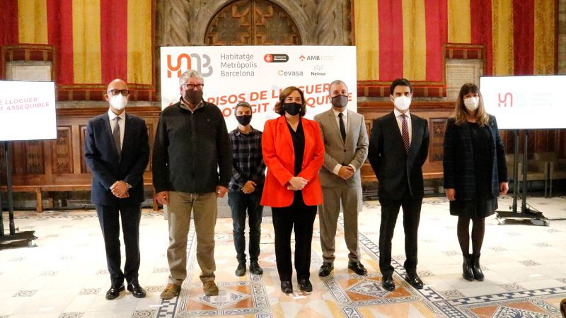 Presentació de la primera societat mixta per construir habitatge assequible a Barcelona i l'àrea metropolitana | ACN