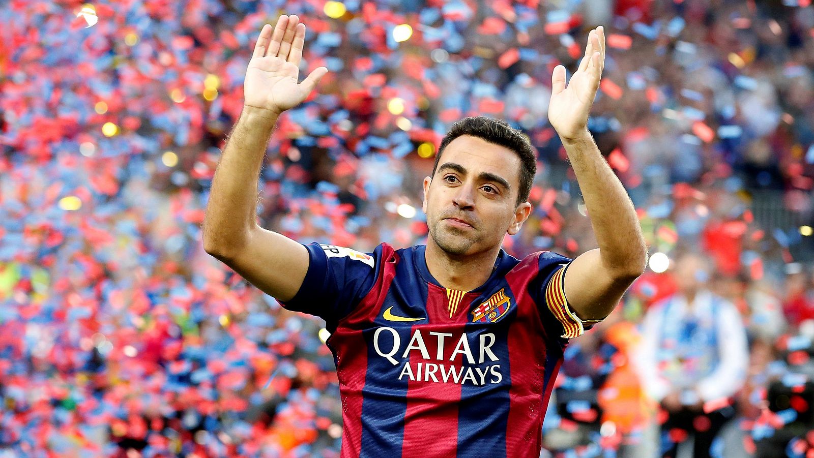 Xavi ADN culé el banquillo del