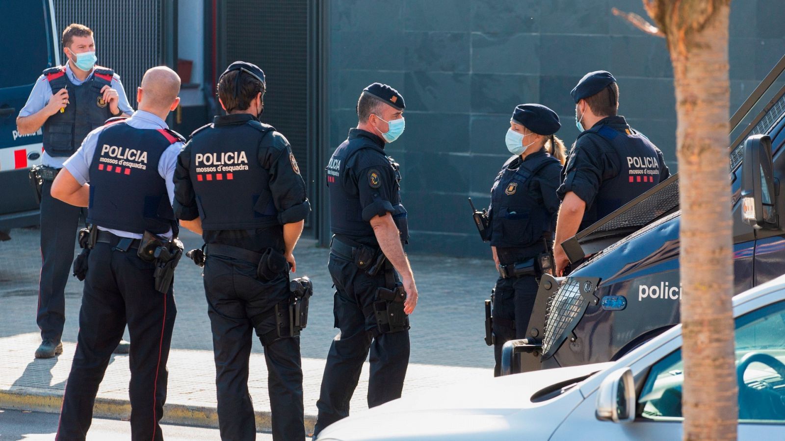 Agentes de los Mossos d'Esquadra