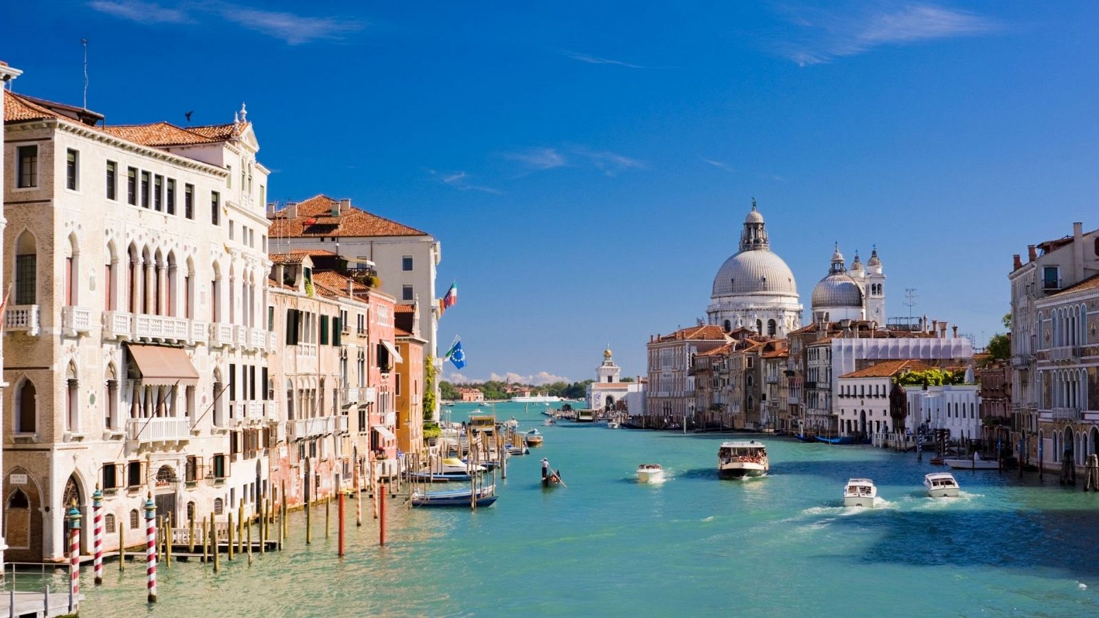 Gran Canal y la iglesia de Santa Maria della Salute.