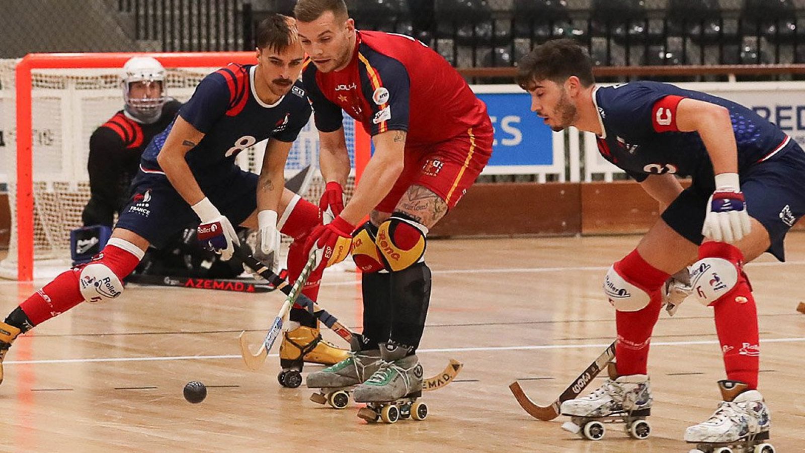 Componer estático Ajustamiento Hockey patines | España y Francia pastelean y pasan a la final
