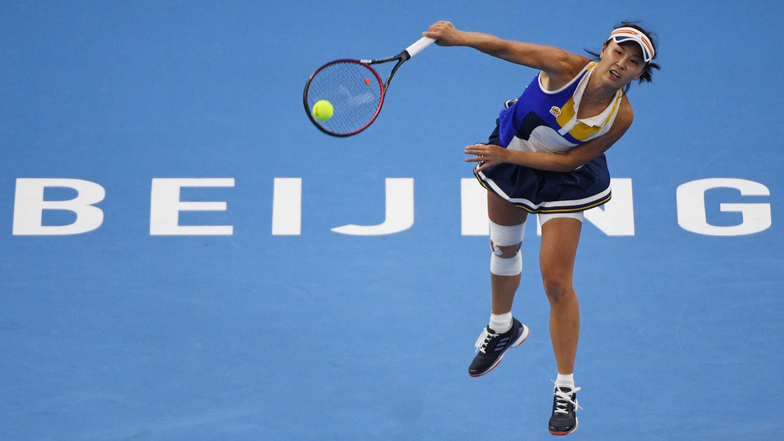 Peng Shuai, durante el torneo de Pekín de 2017