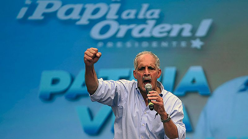 Una imagen del candidato presidencial Nasry Asfura.