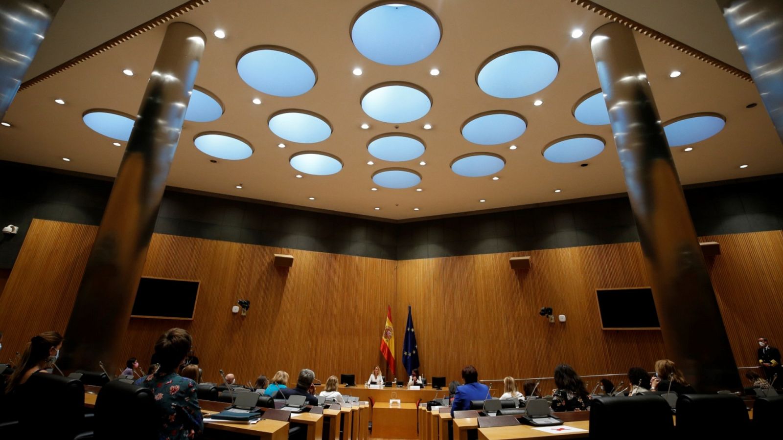 Fotografía de archivo tomada en septiembre de 2021 durante unas jornadas que conmemoraron en el Congreso el 90 aniversario de la aprobación del voto femenino. 