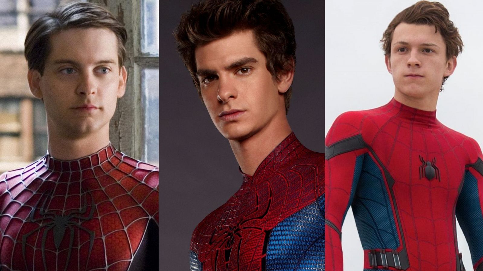Tom Holland, Andrew Garfield y Tobey Maguire, los tres se han metido en la piel de Spider-Man