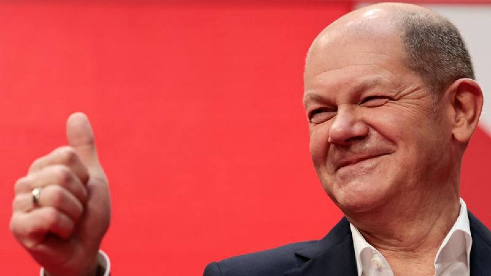 Olaf Scholz en el congreso extraordinario del SPD