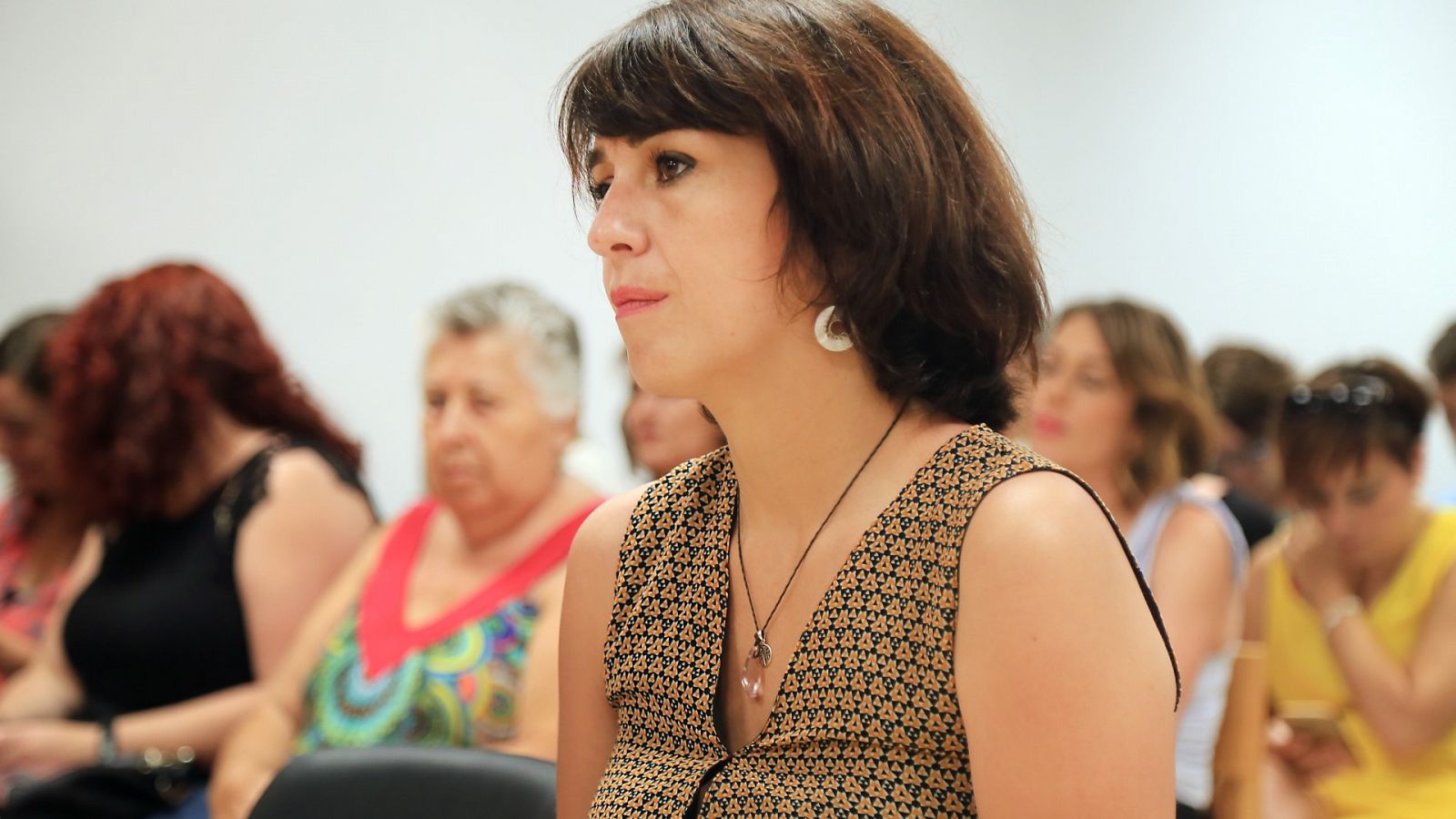Juana Rivas, durante el juicio por sustracción de menores celebrado en julio de 2018.