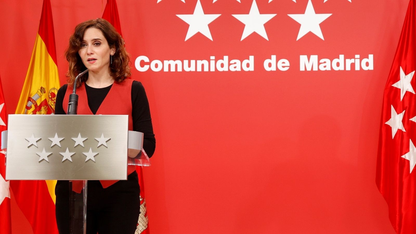 La presidenta de la Comunidad de Madrid, Isabel Díaz Ayuso