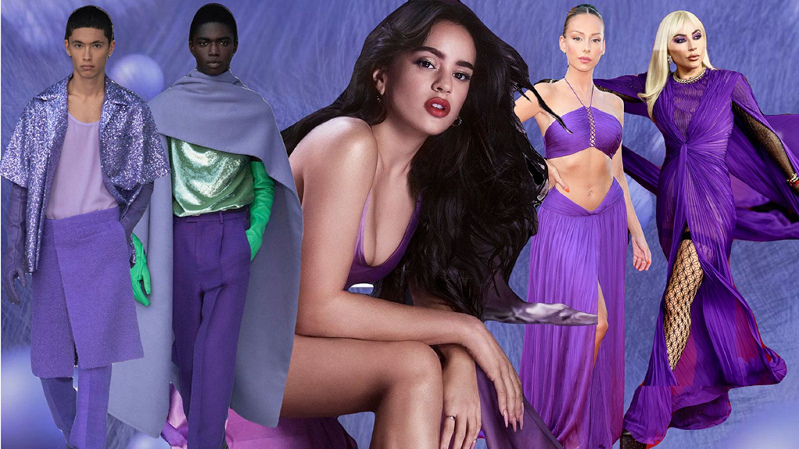 Las firmas y celebrities ya apuestan por el Very Peri, el color del 2022 del Instituto Pantone