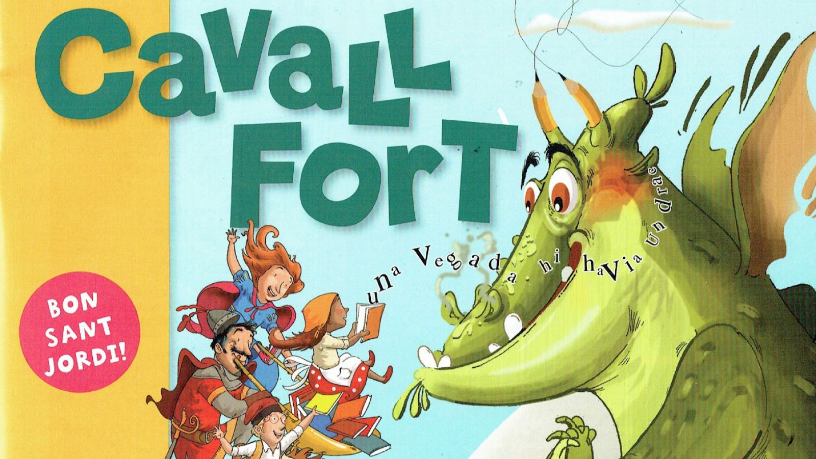 Detalle de una portada de la revista 'Cavall Fort'