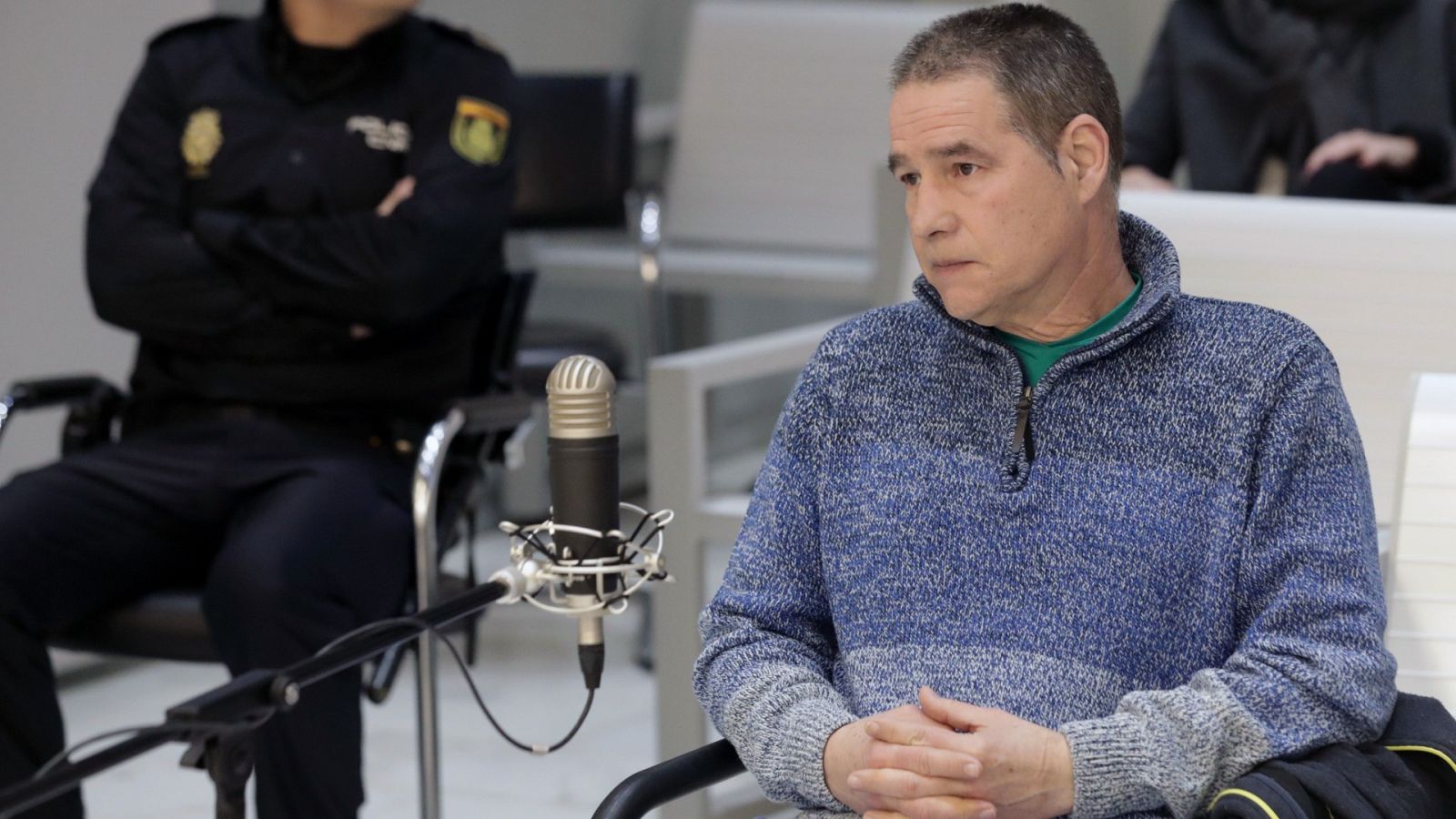 Troitiño durante su juicio en la Audiencia Nacional