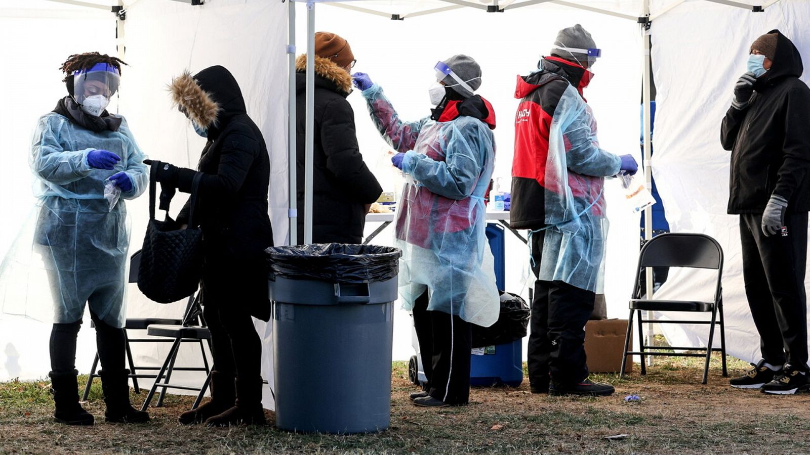 Tests de COVID-19 en Washington, EE.UU. REUTERS/Evelyn Hockstein