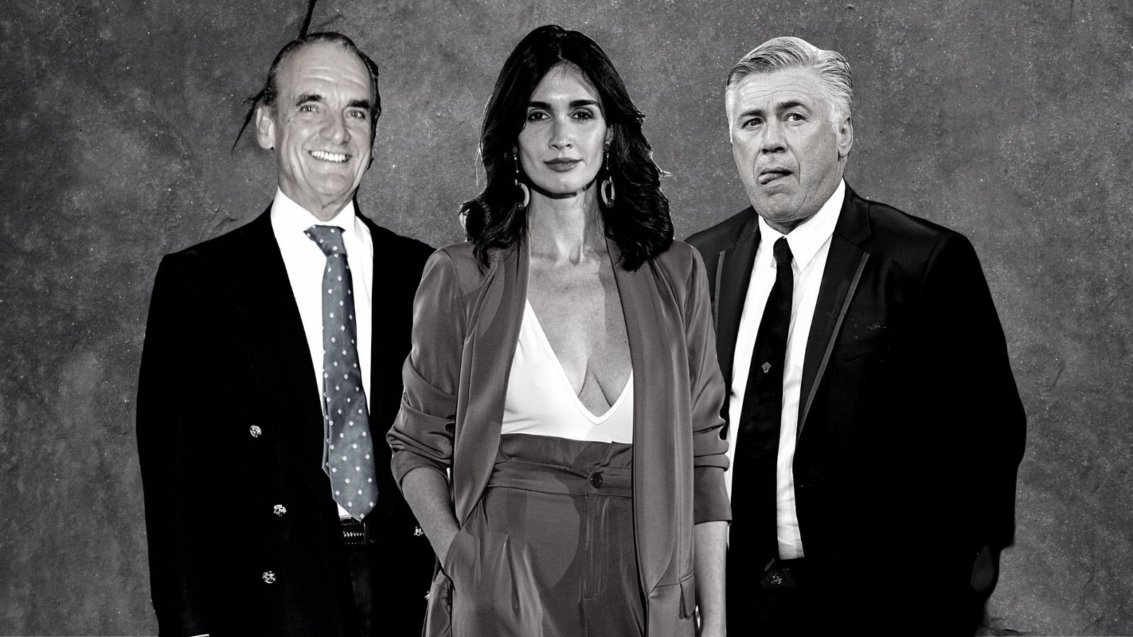 Mario Conde, Paz Vega y Carlo Ancelotti