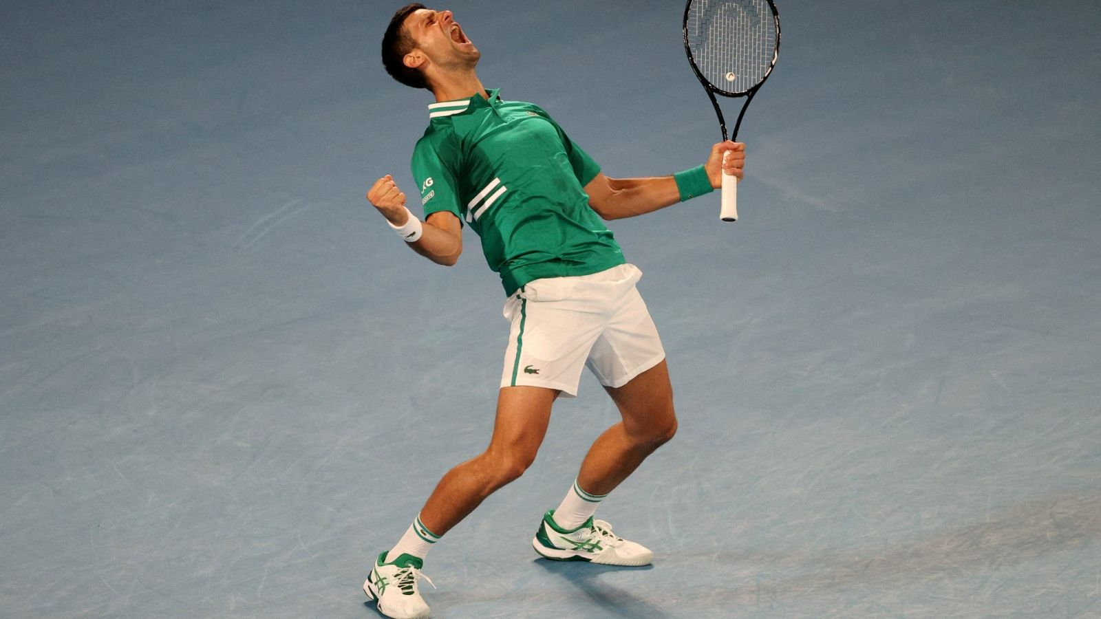 Imagen de Djokovic durante un partido