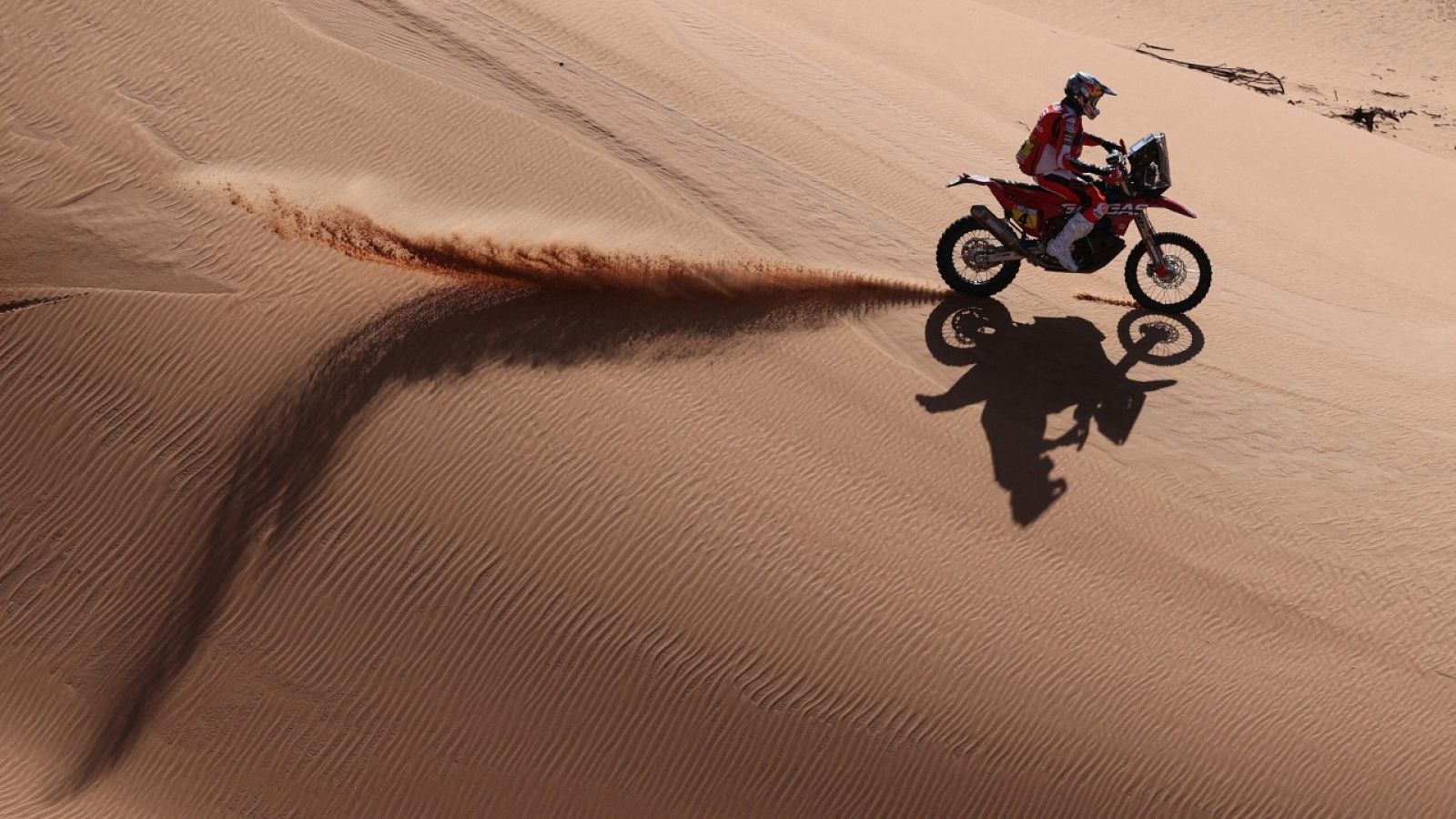 Imagen del piloto australiano Daniel Sanders durante el Dakar 2022.