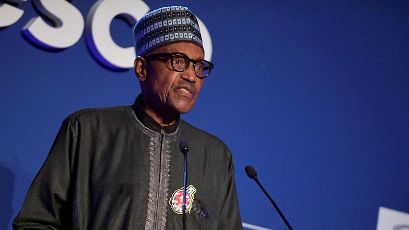 El presidente de Nigeria, Muhammadu Buhari