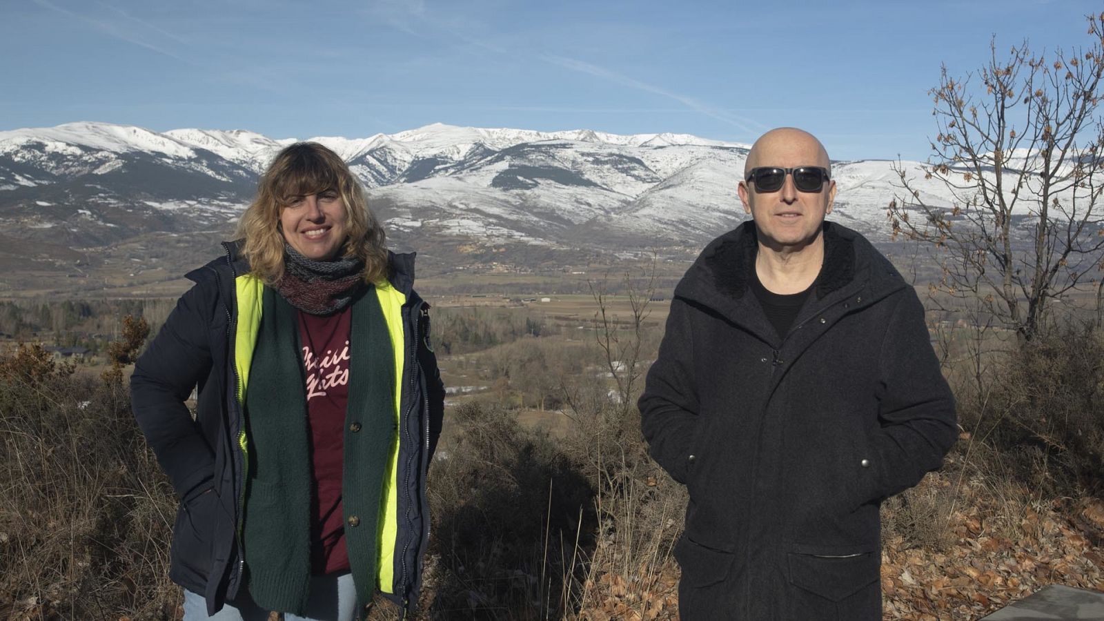  Laura Fernández con Óscar López