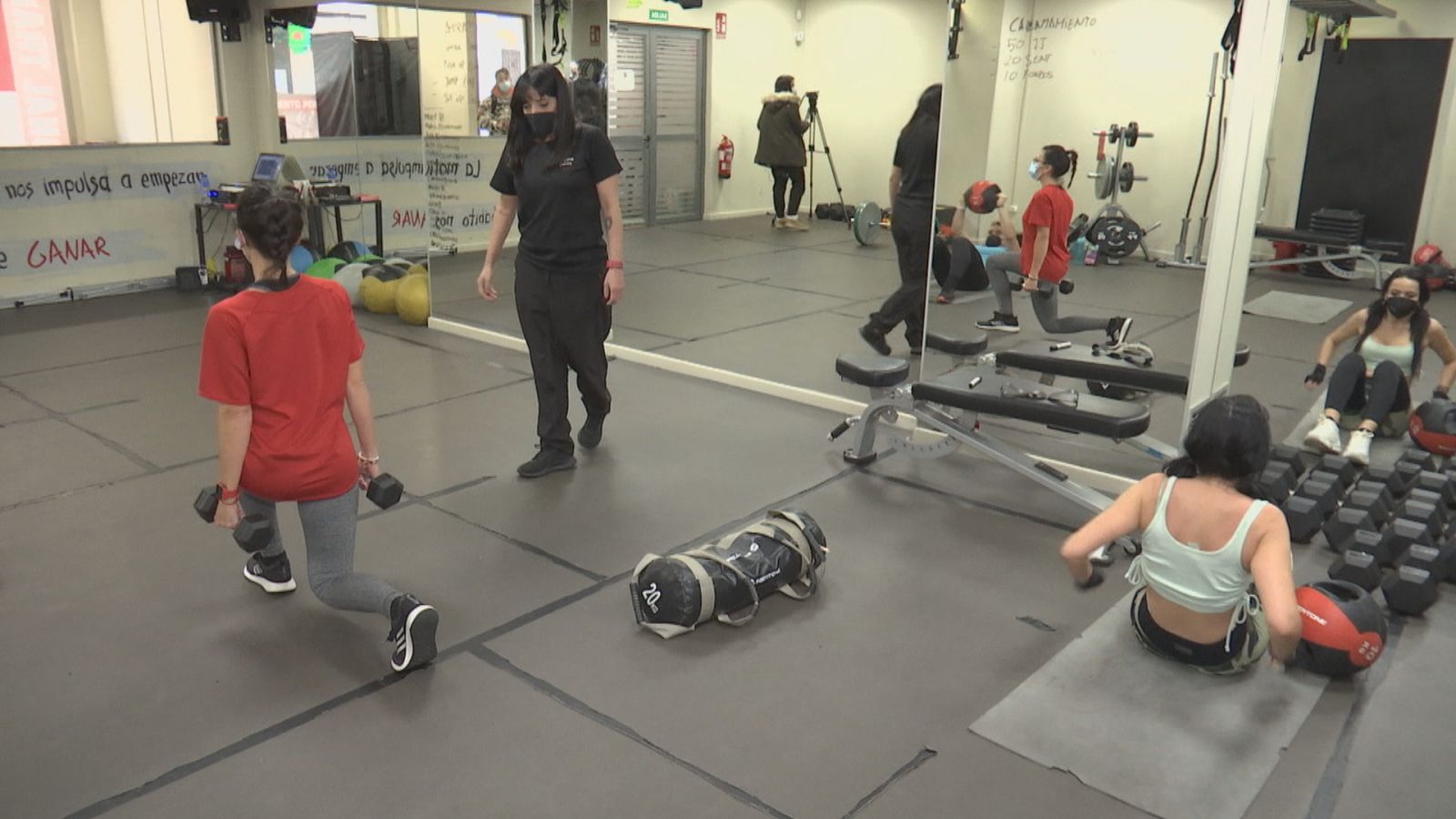  Entrenamiento en un gimnasio de Ciudad Real